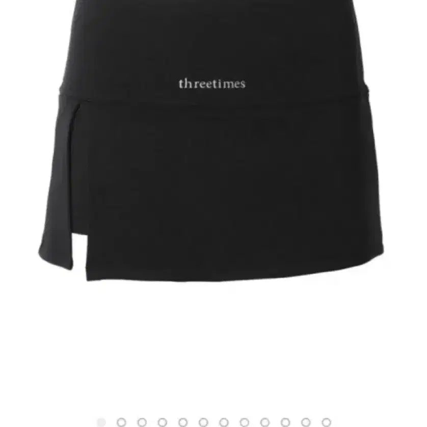 threetimes slit skirt スカート THREETIMES | 쓰리타임즈 Threetimes Slit Skirt Black on