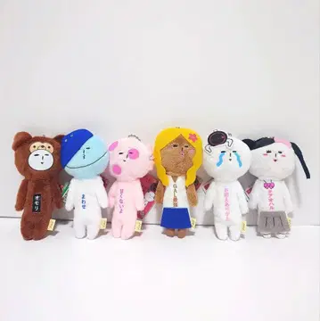 유키오 봉제 인형 6개 세트 남코 한정판