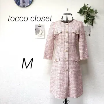 9404 tocco closet 토코 클로젯 트위드 원피스 M