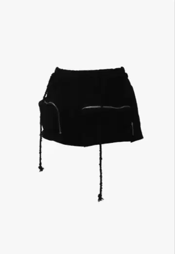 더레드스레드 S 포켓 팬츠 쇼트 블랙