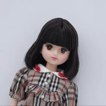 리카 캐슬 오타노시미 인형 아키 블랙 브라운 계열 밥
