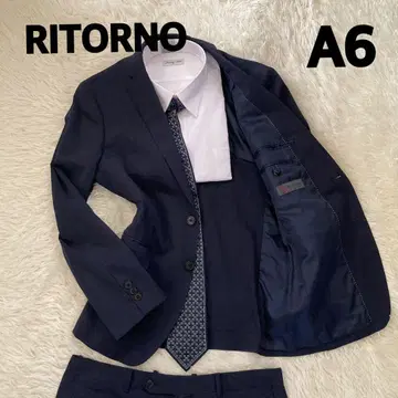 RITORNO A6 네이비 스트라이프 비즈니스 정장