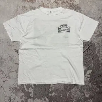 90년대 빈티지 티셔츠 HAWAII 하와이 싱글 스티치 반팔 XL