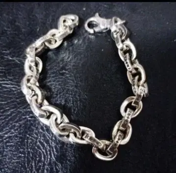 새상품 약 20 cm 페이퍼 체인 silver925