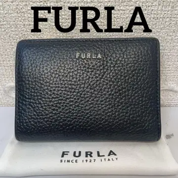 FURLA 블랙 반지갑 (보관 주머니 포함)