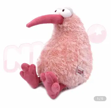 NICI 대만 한정 핑크 키위 봉제 인형 25cm 레어! 벌새의 동료