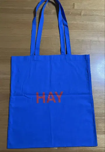 HAY 로고 에코백 파랑
