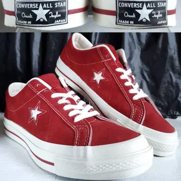 CONVERSE ONESTAR J VTG 원스타 타임라인 레드