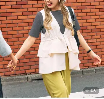 렙심 유키하 기획 개더 2way 베스트 아이보리