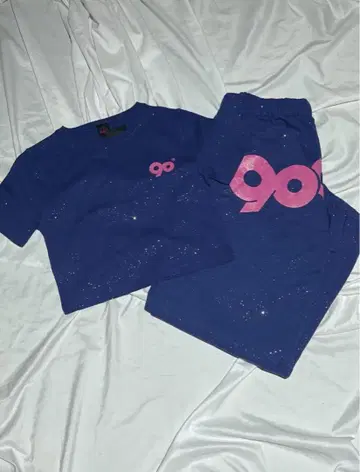 9090girl Logo Tee Pants 셋업 M