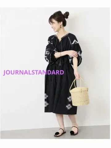 JOURNALSTANDARD Color Scheme 슈 자수 가운 원피스