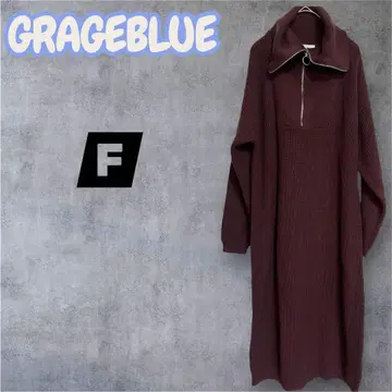 빅 사이즈 GRGEBLUE 레이지 블루 원피스 니트 새상품급