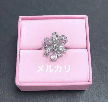 SWAROVSKI Volta 리본 링 칵테일 링 / 사이즈 50 리본