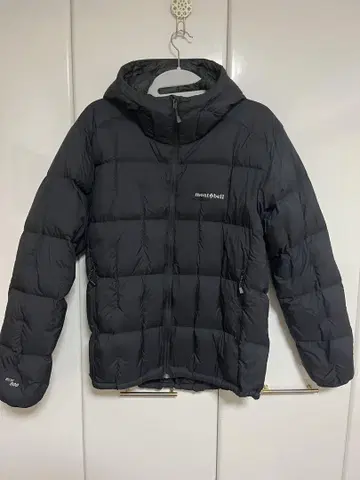 mont-bell 몽벨 네쥬 다운 후드티 블랙 EX800