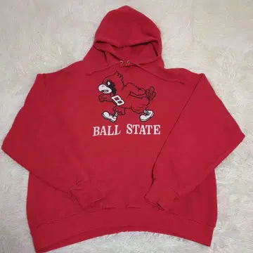 Designpoint 후드티 USA제 BALL STATE 80s