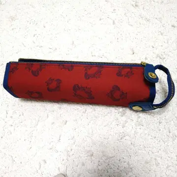 오로비안코 펜 케이스 필통 Orobianco 정품 레드 빨간색