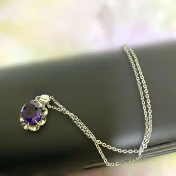 자수정 목걸이