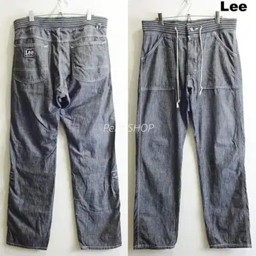 Lee 바지 이지 베이커 팬츠 [L] 허리 리브 2way 그레이