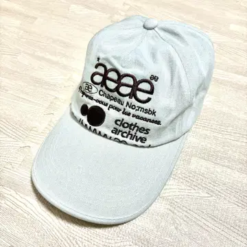 aeae - WEB LOGO DENIM 5 PENNEL CAP