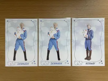 뮤지컬 헤타리아 헤타뮤 노르웨이 덴마크 엽서 마네키네코