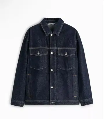 ZARA 탑 스티치 데님 자켓