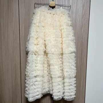 Bibiy 아이보리 롱 스커트 F