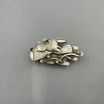 058 토끼 디자인 오비 고정 띠 금속제