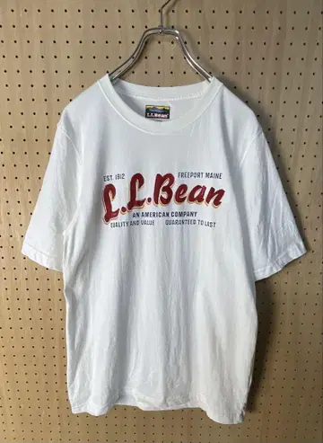 L.L.Bean 빈티지 로고 티셔츠 엘엘빈 화이트 반팔