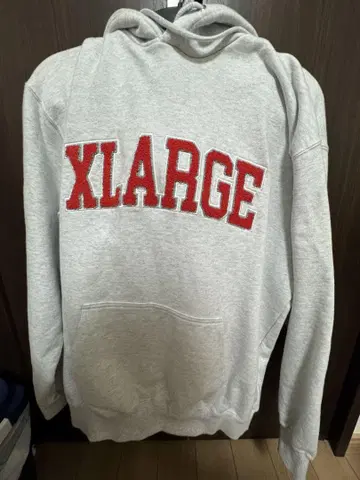 XLARGE 그레이 후드티 M 사이즈