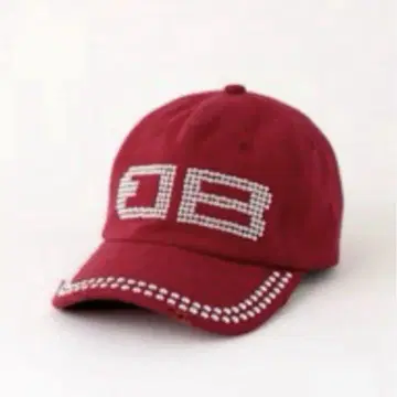 BEEDEN BD STUDS 데미지 캡 비덴 캡 레드