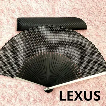 LEXUS 렉서스 오리지널 부채 스핀들 패턴 블랙 케이스 포함