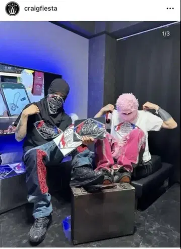 CRAIG FIESTA 그래픽 티셔츠 화이트