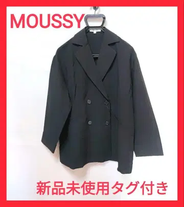 택 포함 새상품 익명 배송 MOUSSY 블랙 테일러드 자켓