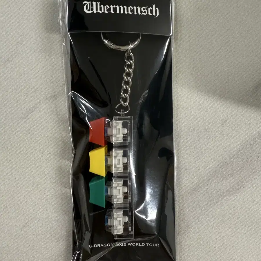 G-DRAGON | 지드래곤 G-dragon Übermensch Keycap Keyring on