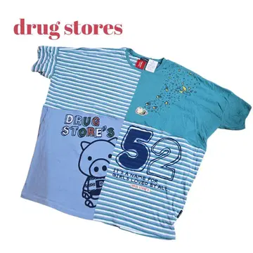 [새상품] 드럭 스토어즈 drug stores 반팔 티셔츠
