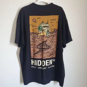 레어 Hidden NY 티셔츠 히든 뉴욕 XL 빅 프린트