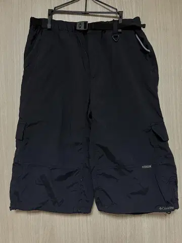 컬럼비아 블랙 카고 숏 팬츠