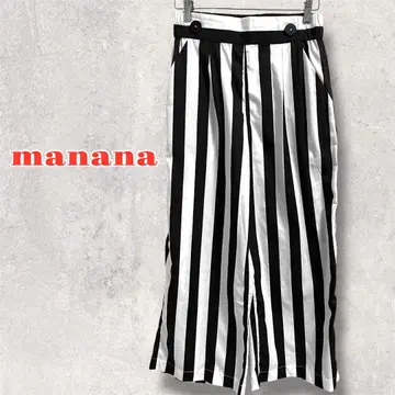 manana suerte 마냐나스 엘 테레사 스트라이프 와이드 팬츠 F