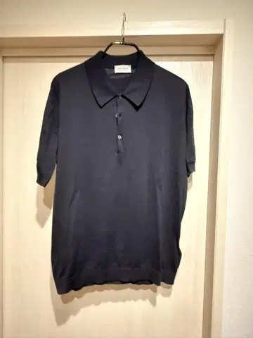 JOHN SMEDLEY ISIS 코튼 니트 피케 셔츠
