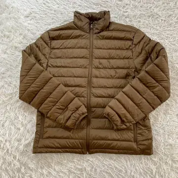 H&M 에이치앤엠 긴팔 다운 자켓 브라운 M 사이즈