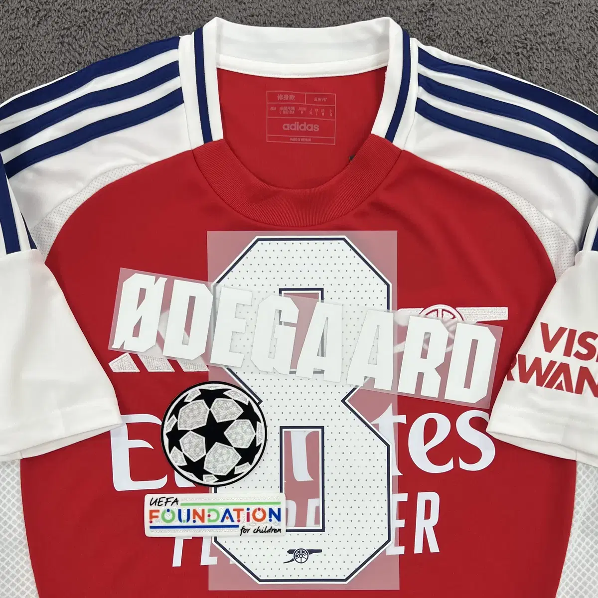 adidas Arsenal Martin Ødegaard Home Long Sleeve Jersey w