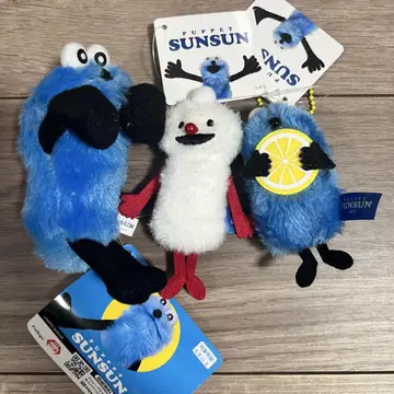 논논 퍼펫 스슨 봉제 인형 마스코트 걸이형 마스코트 세트 판매