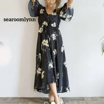 searoomlynn 시루무린 꽃무늬 셔츠 롱 원피스 M