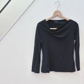 타하리/긴팔 셔츠/티셔츠/무지/스트레치/세련된/고급