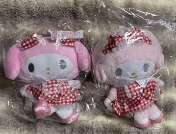 산리오 마이멜로디 마이 스위트 피아노 뽑기 봉제 인형 세트