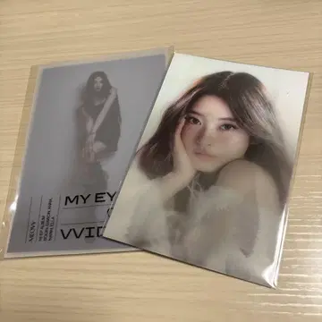 MEOVV EVERLINE 일본 popup 사진 렌티큘러 세트
