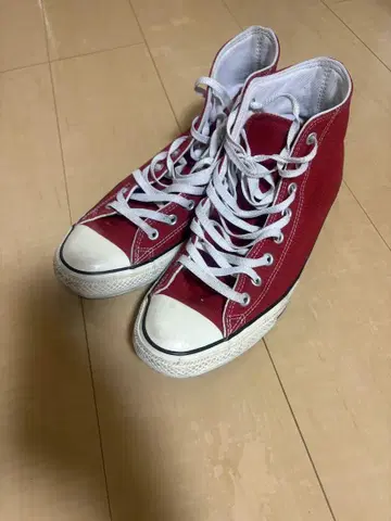 컨버스 올스타 하이 레드