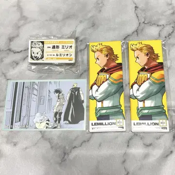 통형 밀리오 그림 카드 캔뱃지 명찰 배지 히로아카 원화전 메모리얼 컬렉션