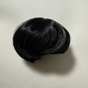 인형 가발 블랙 5.5인치 14~14.5cm