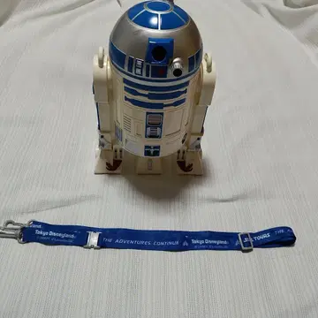 R2-D2 스트랩이 달린 팝콘 통 도쿄 디즈니랜드